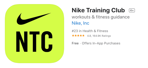 Nike Training Club para descargar gratis