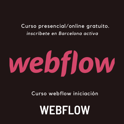 Curso Webflow iniciación cibernarium