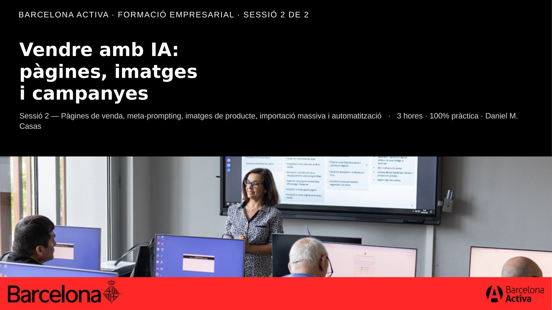 Portada de la Sesión 2 del curso de WooCommerce con IA: vender con inteligencia artificial