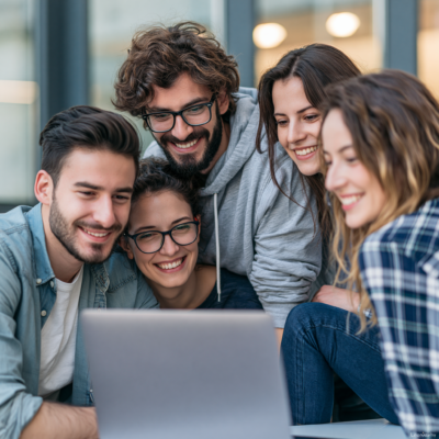 Profesionales aprendiendo inteligencia artificial en una sesión práctica y colaborativa