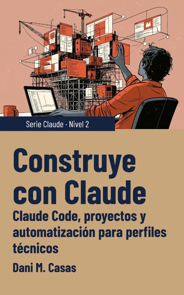 Portada del libro Construye con Claude, de Dani M. Casas
